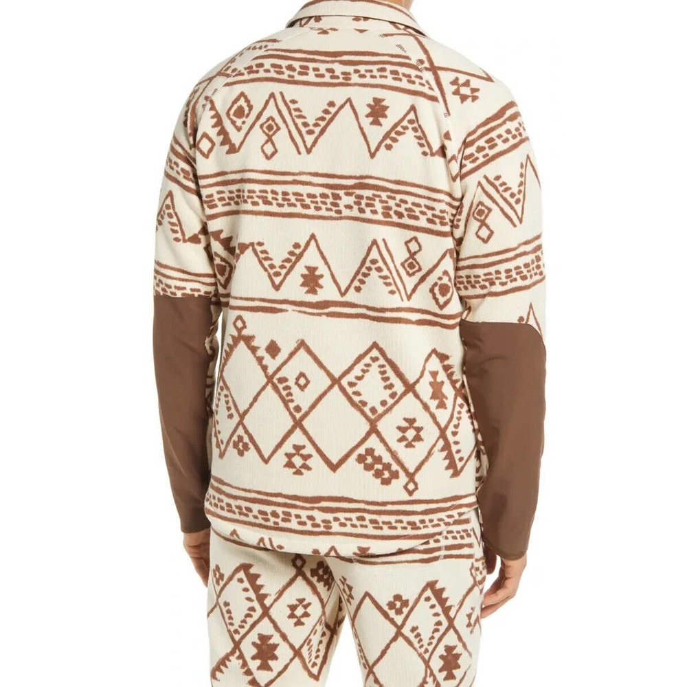 The North Face Printed Gordon Lyons Shacket Geo Print Men's Size Large H14146 - Picture 13 of 16